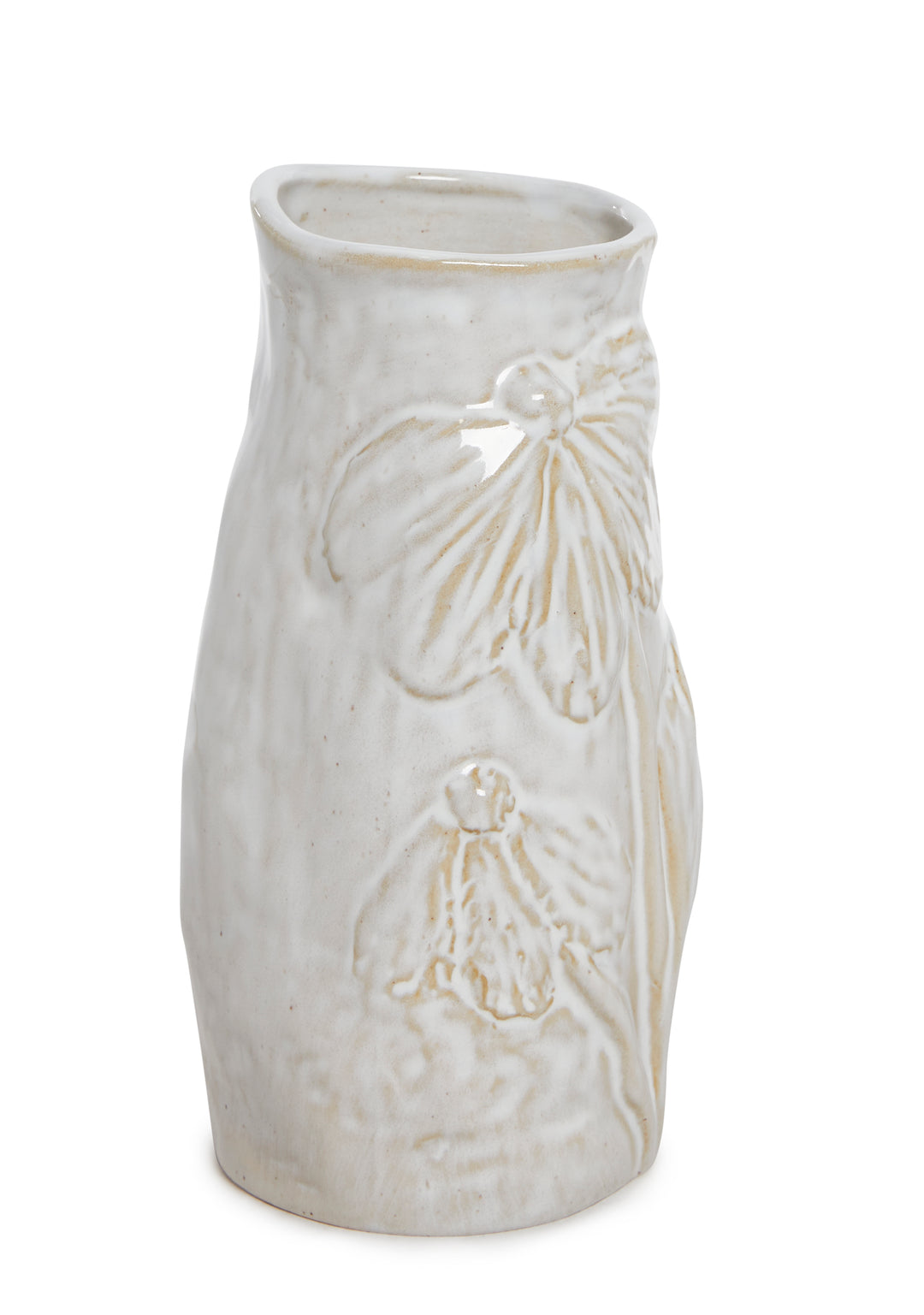 Home Floral Ceramic Vase - Off White - Image 2