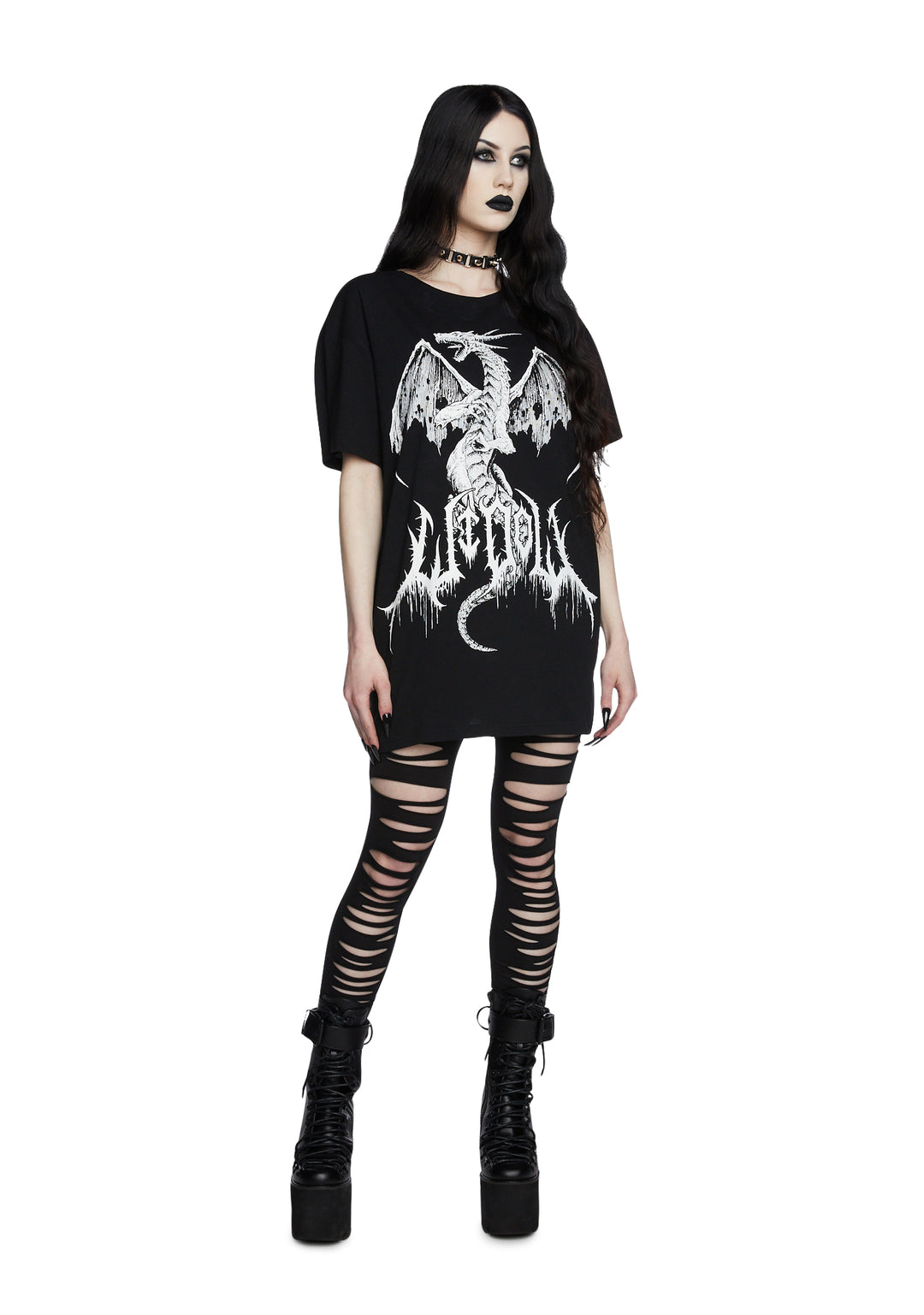 Widow Shredded Leggings - Black - Image 2