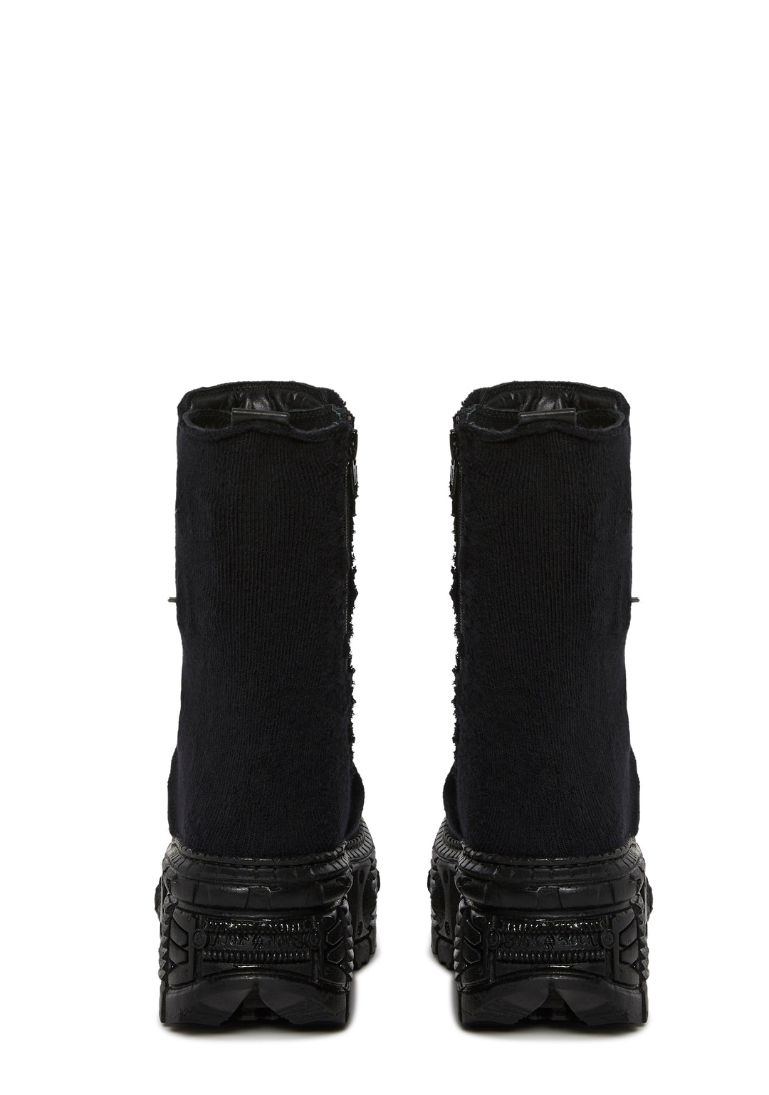 New Rock M-WALL373SOCK-C1 Sock Stretch Boots - Black - Image 4
