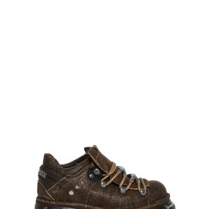New Rock M-120N-C83 Chunky Oxford Shoes - Brown