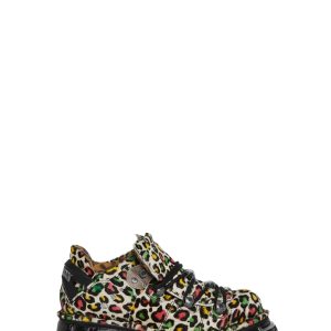 New Rock M-120N-C89 Chunky Leopard Oxford Shoes - Multi