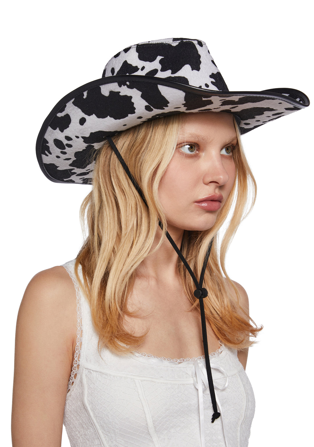Country Festival Cow Print Cowboy Hat Generation Kiss - Multi