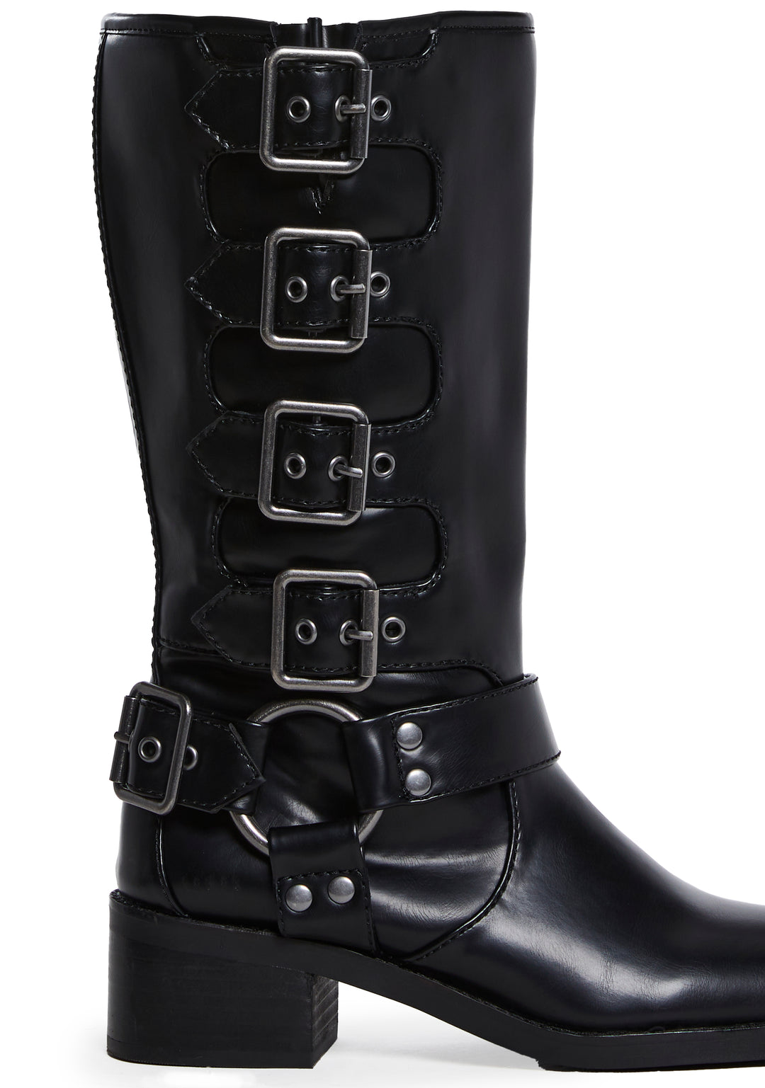 Moto Buckle Boots Current Mood - Black - Image 2