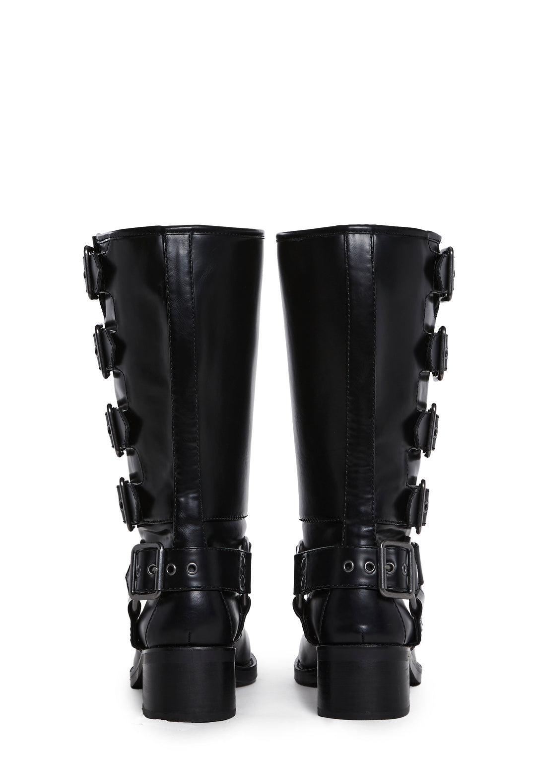 Moto Buckle Boots Current Mood - Black - Image 4
