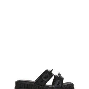 Wrath-13 Platform Double Strap Slide Sandals
