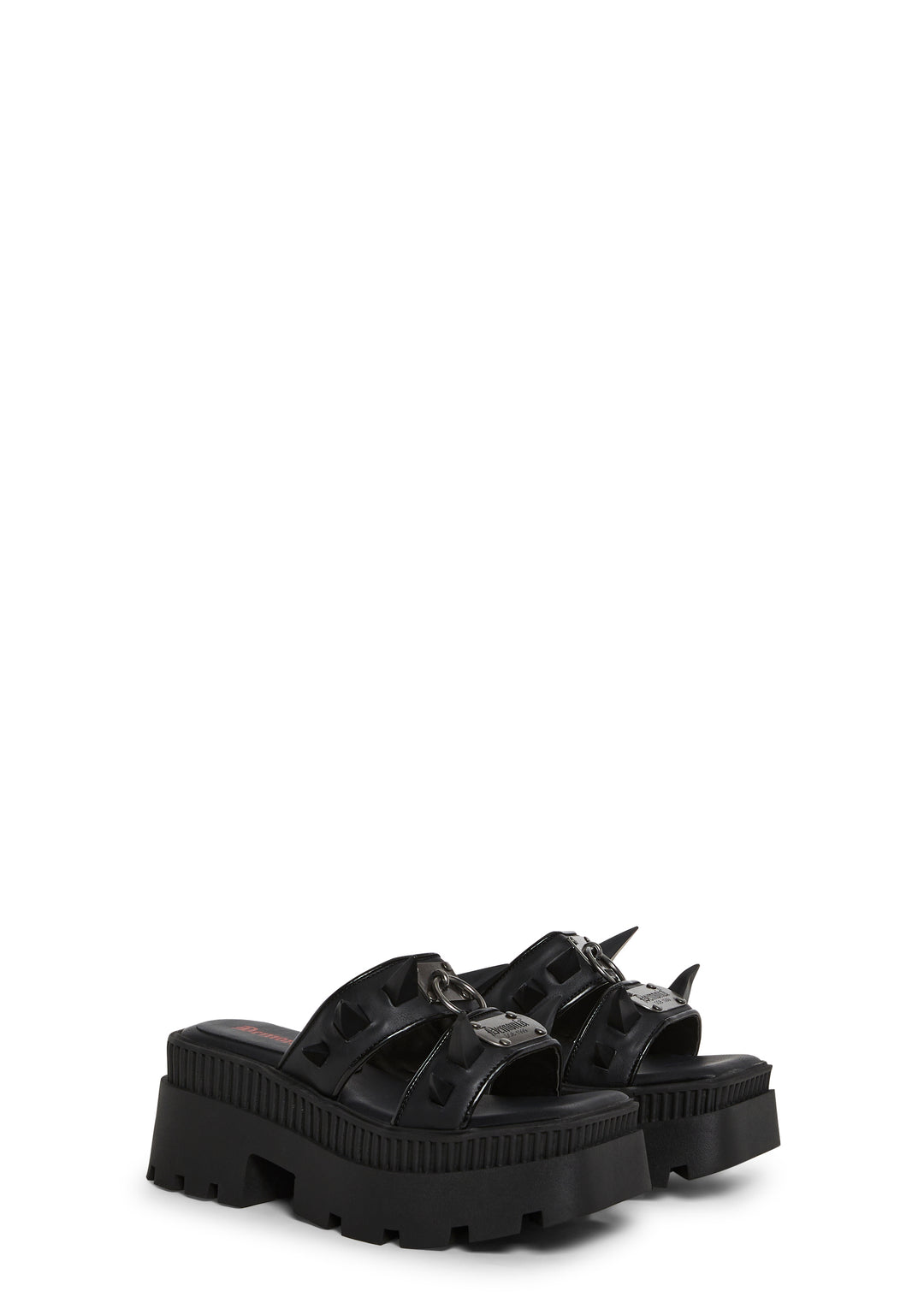 Wrath-13 Platform Double Strap Slide Sandals - Image 3