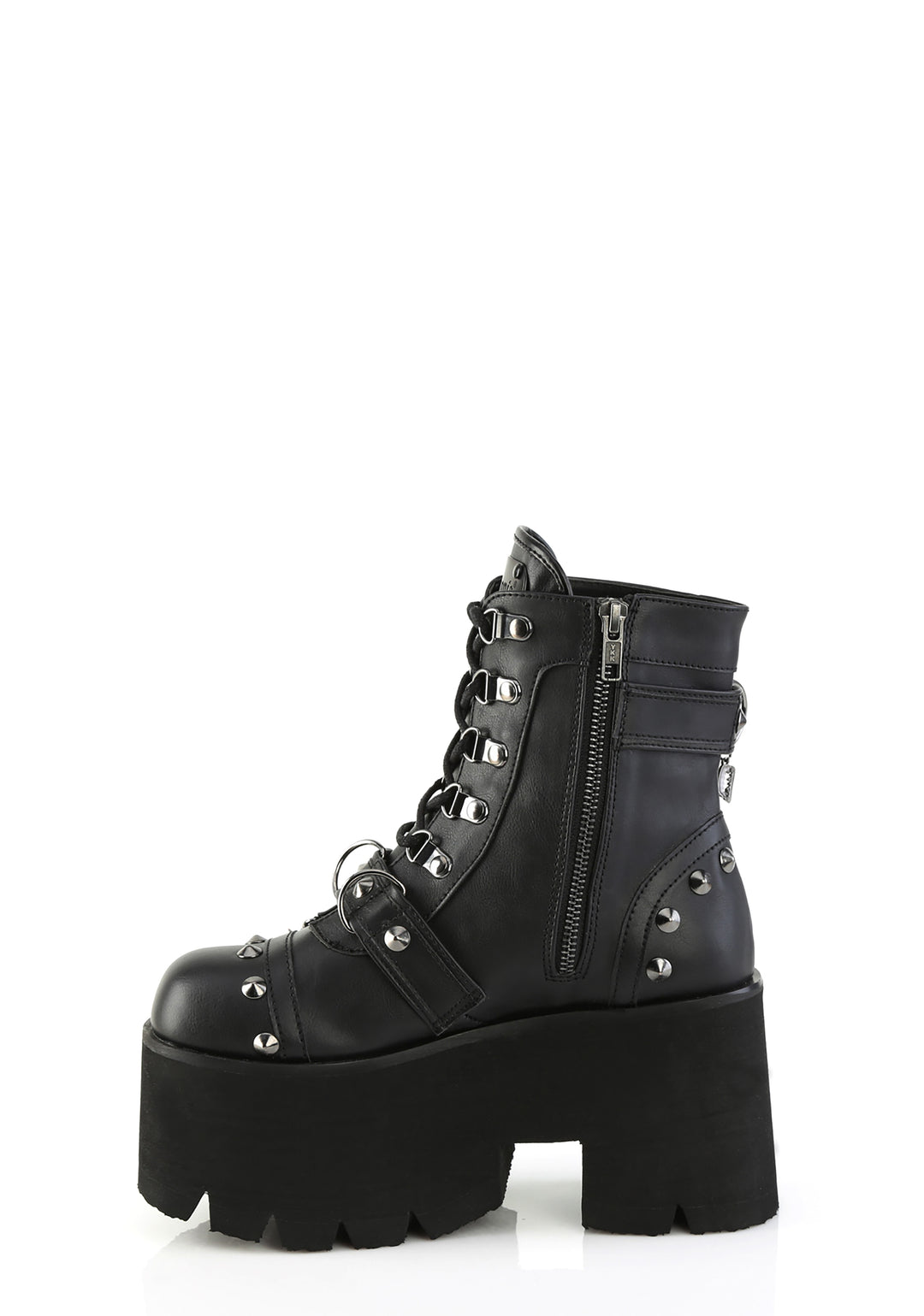 Demonia Ashes-52 Platform Ankle Boots - Image 3