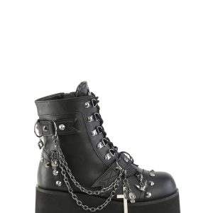 Demonia Ashes-52 Platform Ankle Boots