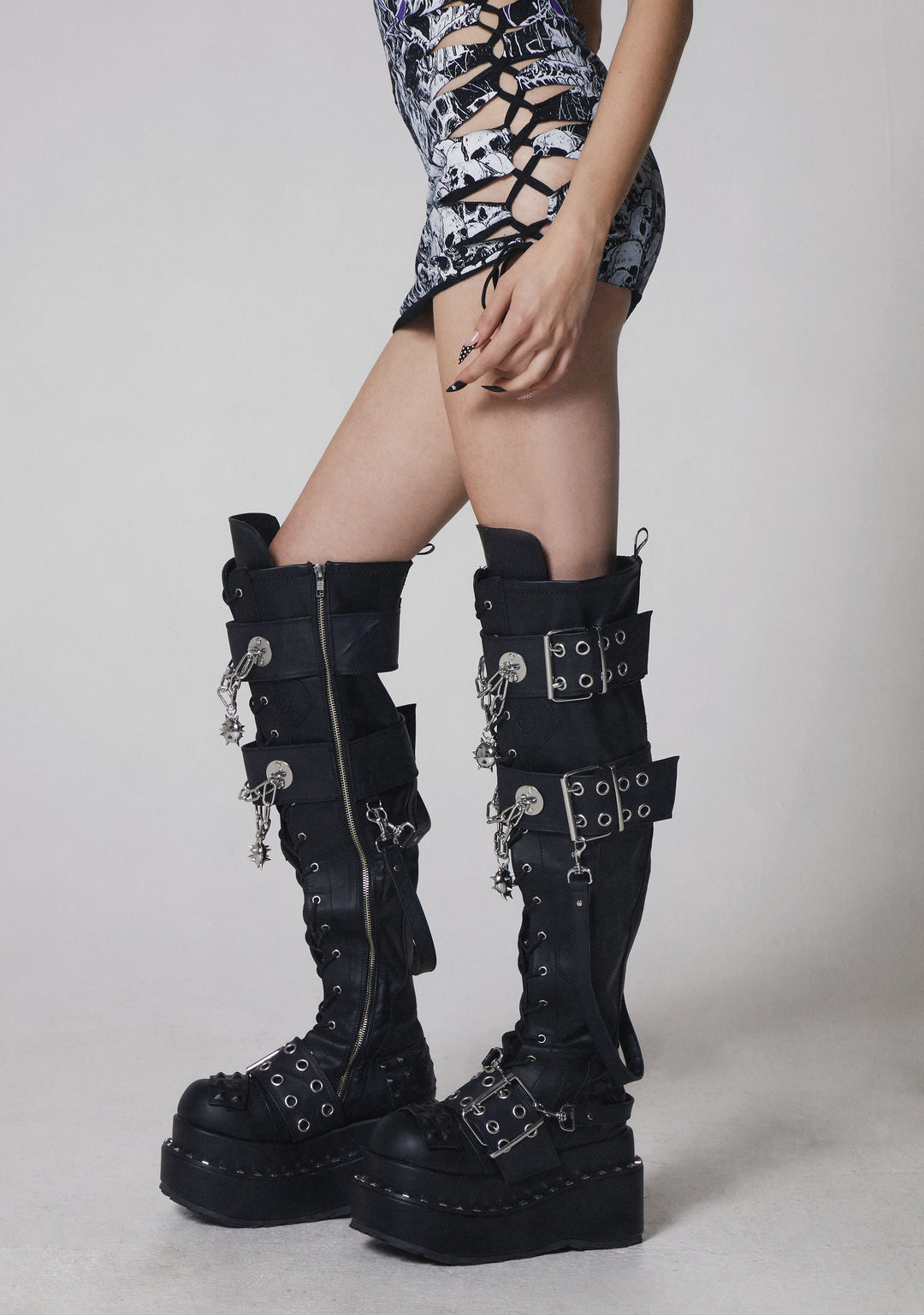 Bear-316 Platofrm Knee High Boots - Image 6