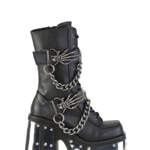 Camel-120 Platform Ankle Boots