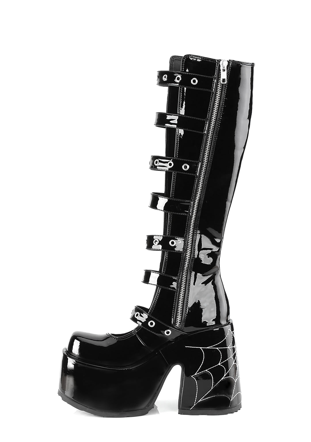 Camel-223 Platform Glow In The Dark Knee High Boots - Image 3