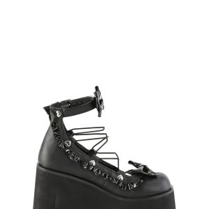 Kera-18 Platform Ankle Strap Shoes