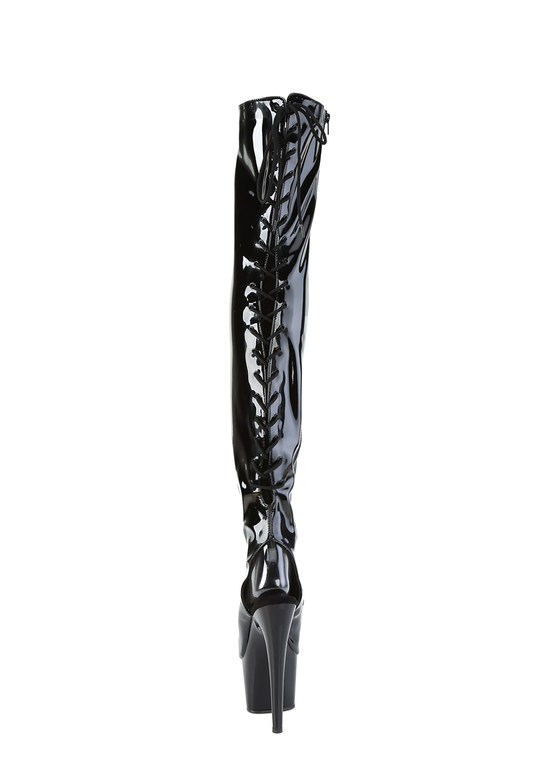 Adore-3017 Platform Thigh High Boots-Black - Image 4