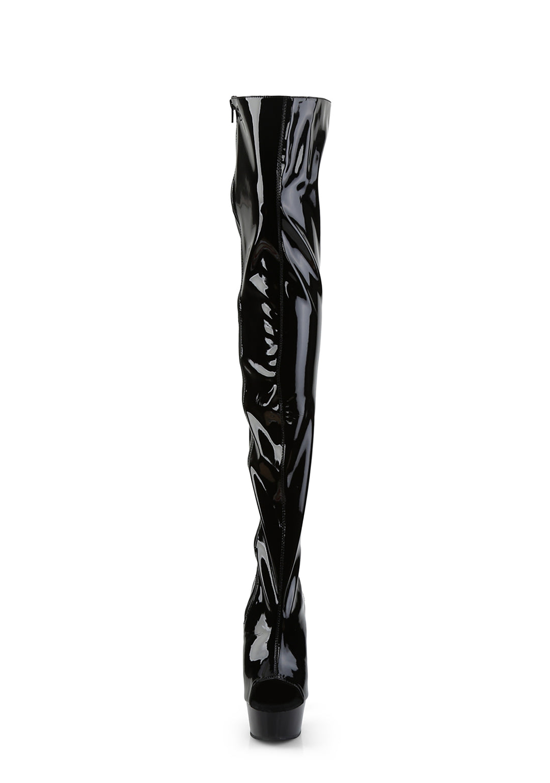 Delight-3017 Platform Thigh High Boots-Black - Image 5