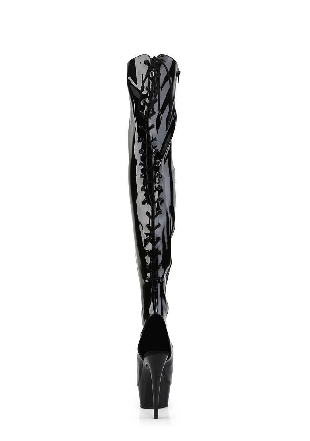 Delight-3017 Platform Thigh High Boots-Black - Image 4