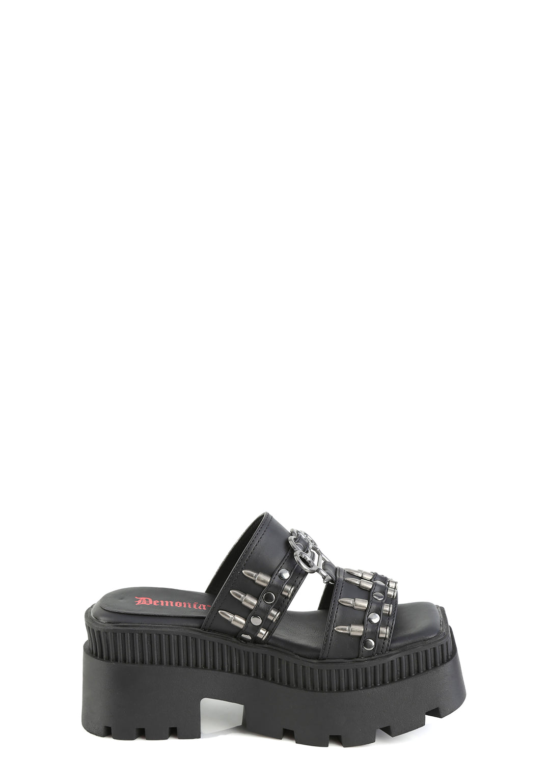 Wrath-08 Platform Double Strap Slide Sandals