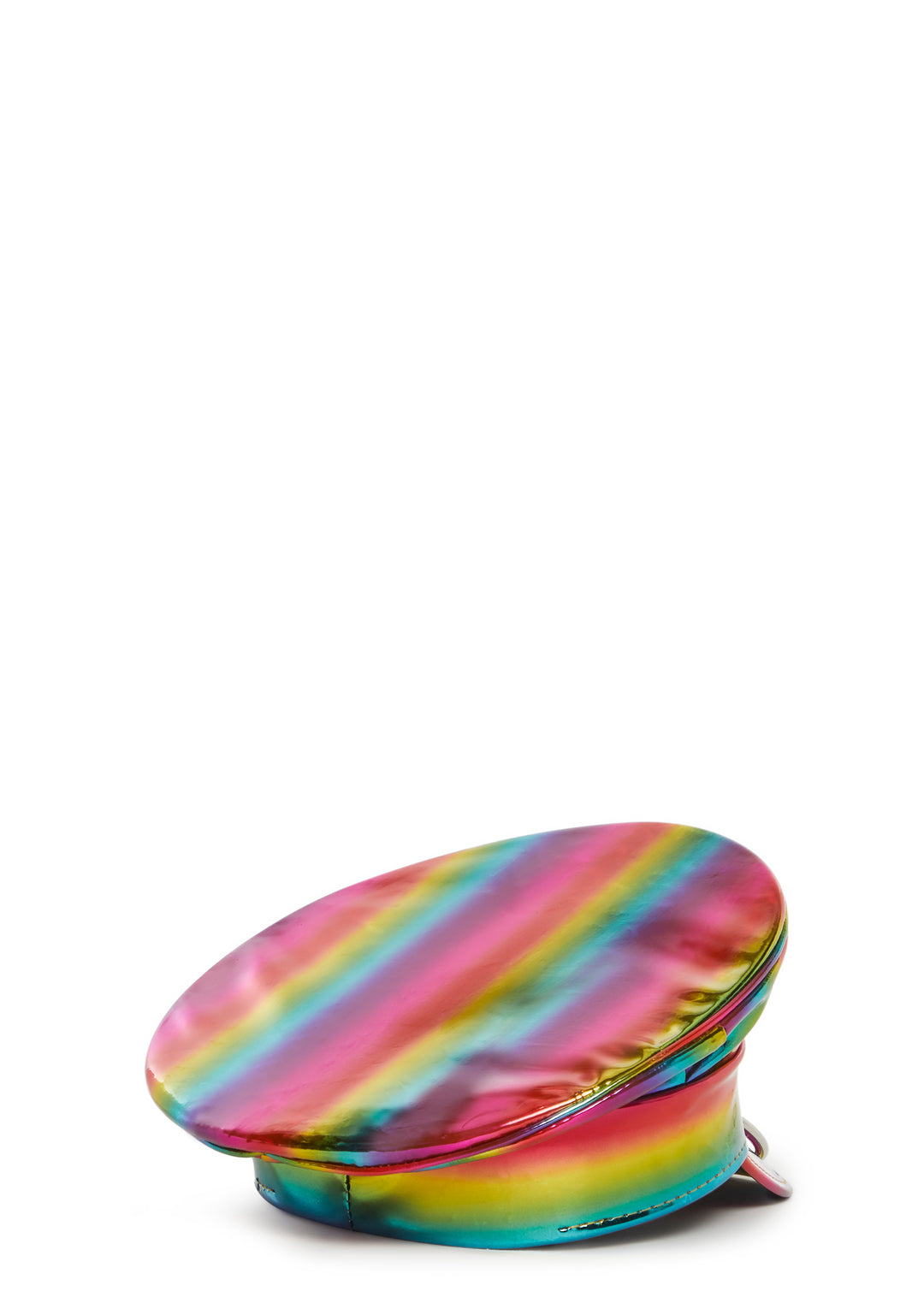 Funk Plus Rainbow Iridescent Rainbow Captain Police Hat - Multi - Image 5