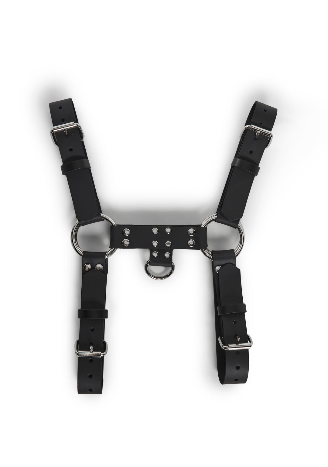 Funk Plus Vegan Leather Bulldog Harness - Black - Image 6