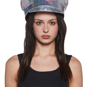 Funk Plus Glitter Vinyl Captain Police Hat - Multi
