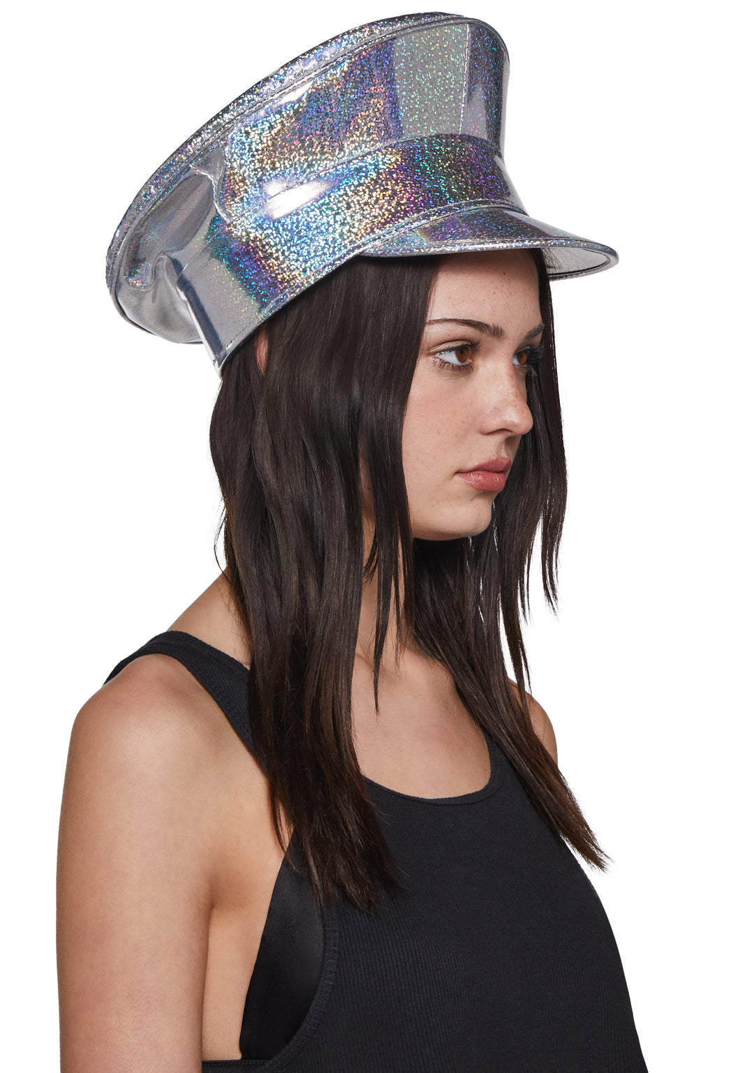Funk Plus Glitter Vinyl Captain Police Hat - Multi - Image 2