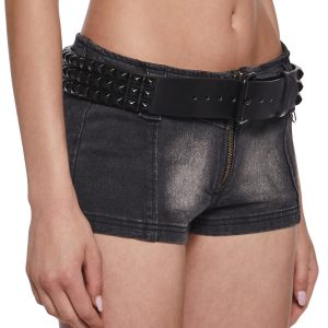 Funk Plus Wide Pyramid Studded Belt - Black