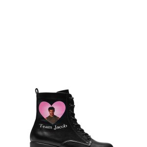 Koi Footwear Team Jacob Military Boots Twilight Bella Edward- Black