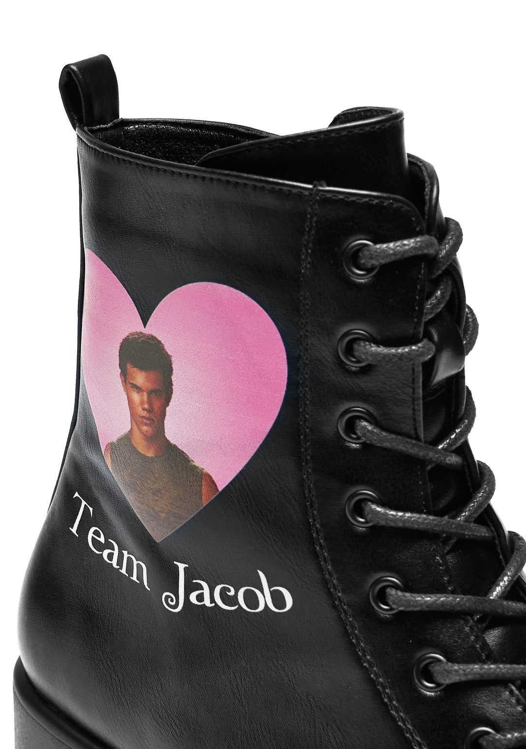 Koi Footwear Team Jacob Military Boots Twilight Bella Edward- Black - Image 2