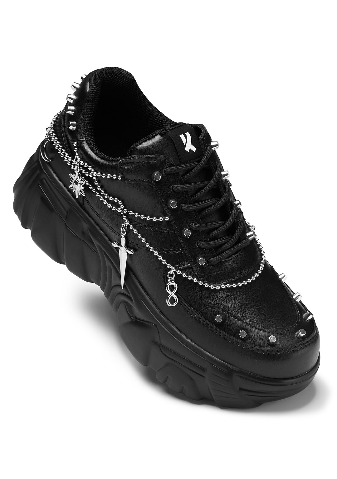 Koi Footwear Jinx Mystic Charm Trainers - Black - Image 4