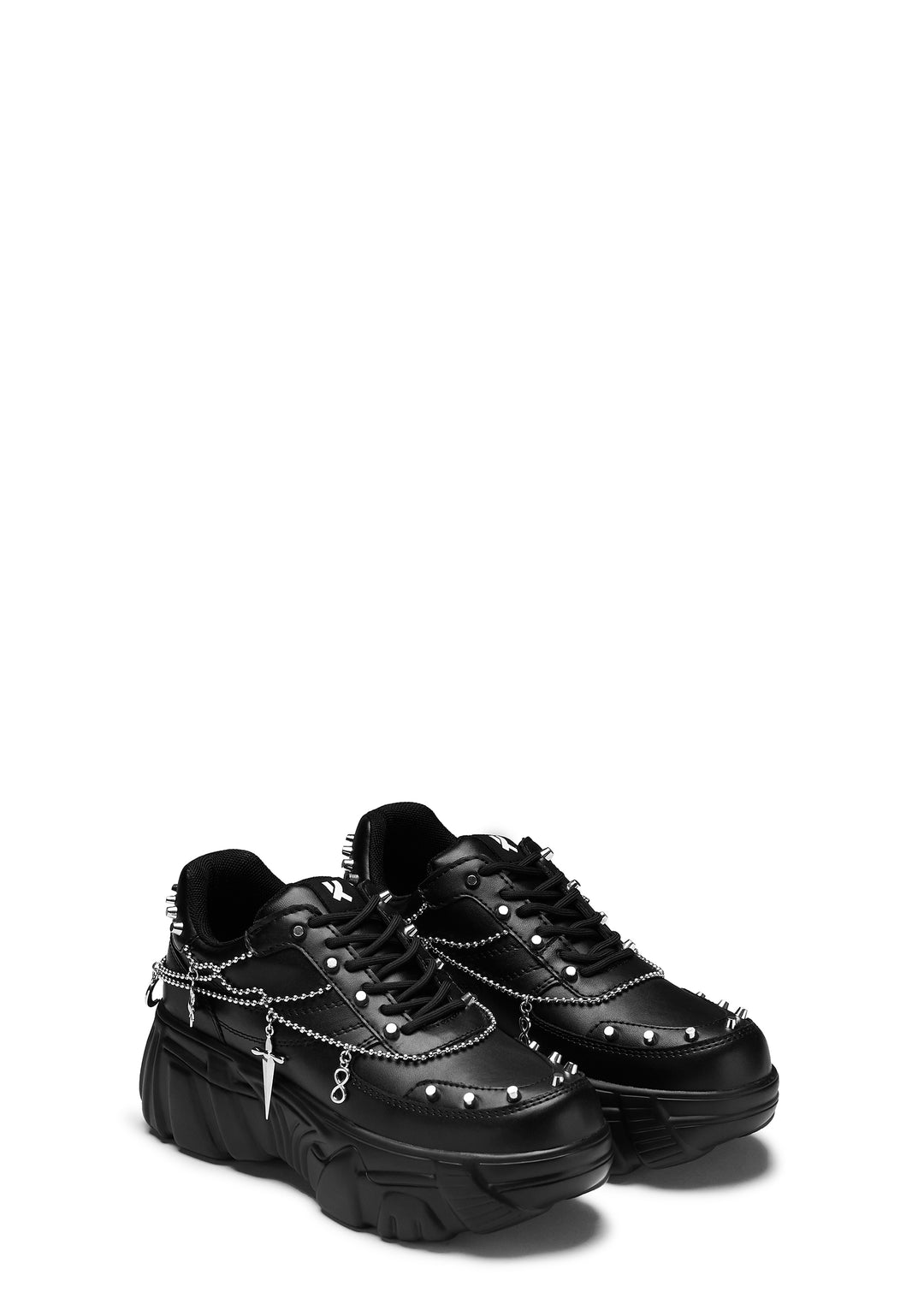 Koi Footwear Jinx Mystic Charm Trainers - Black - Image 2