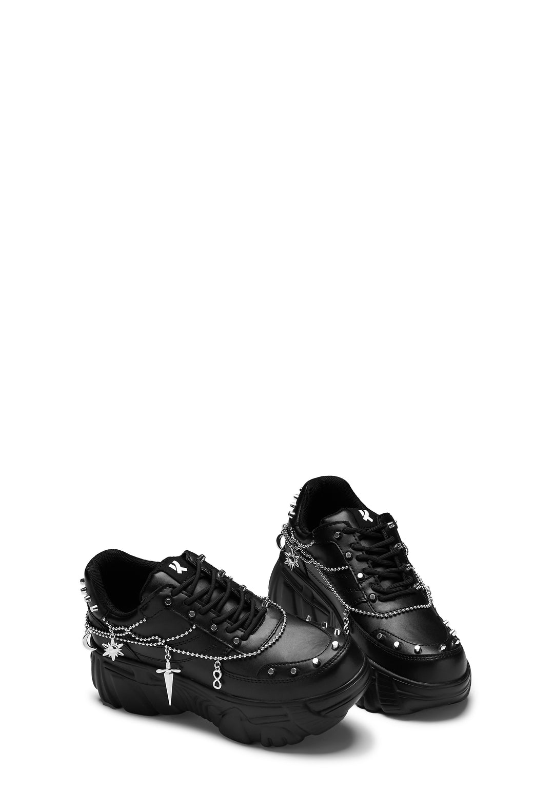 Koi Footwear Jinx Mystic Charm Trainers - Black - Image 3