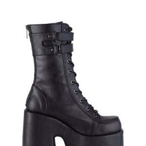 CAMEL-250 Platform Mid-Calf Boots