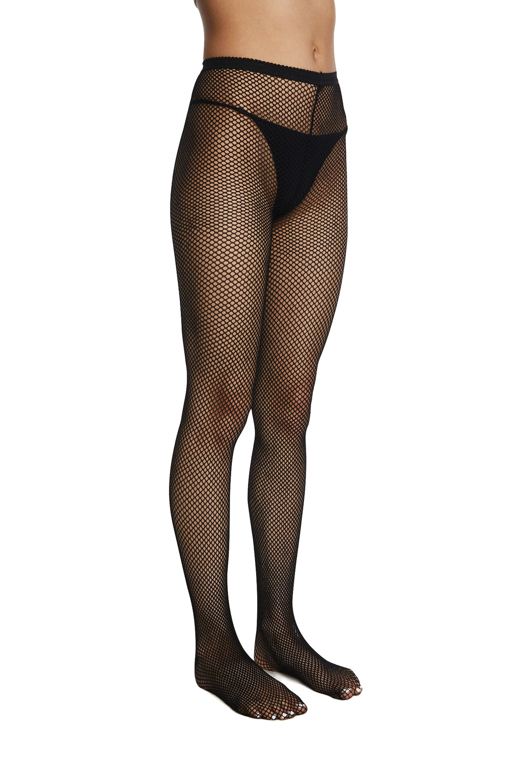 Fishnet Tights - Black - Image 2