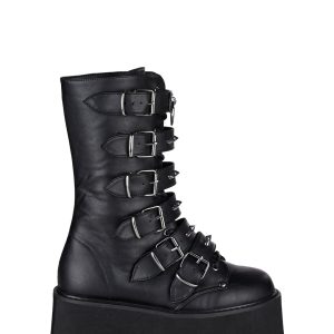 Damned-225 Platform Mid-Calf Boots
