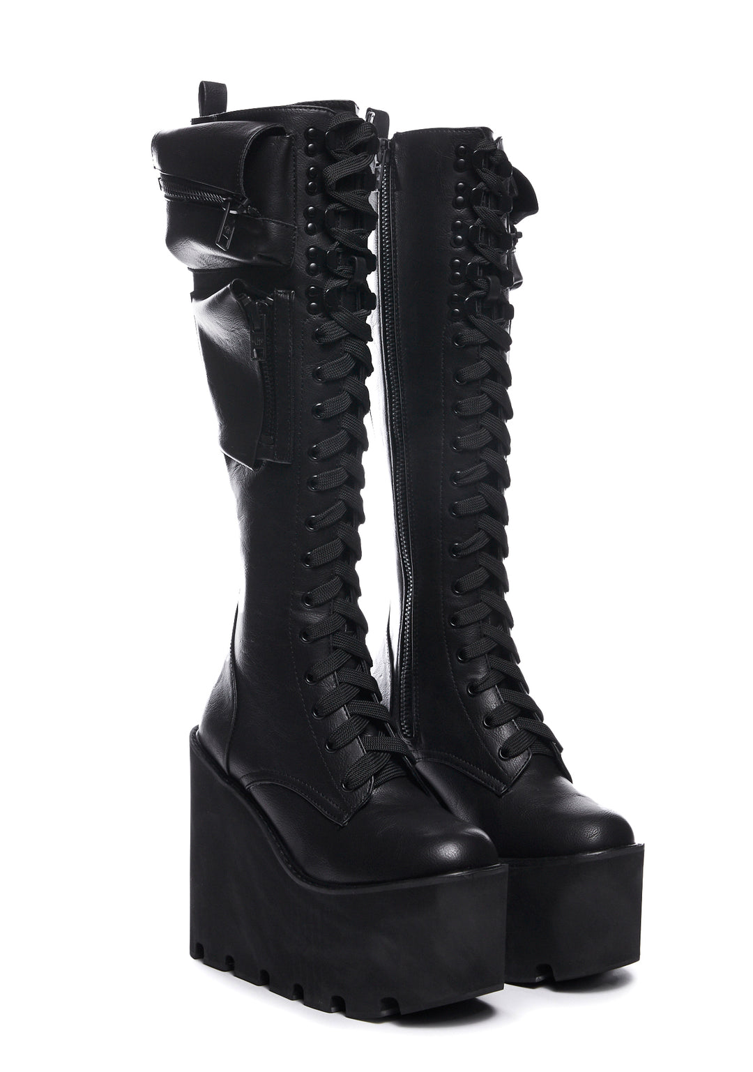 Current Mood Obsidian Platform Boots Black - Image 3