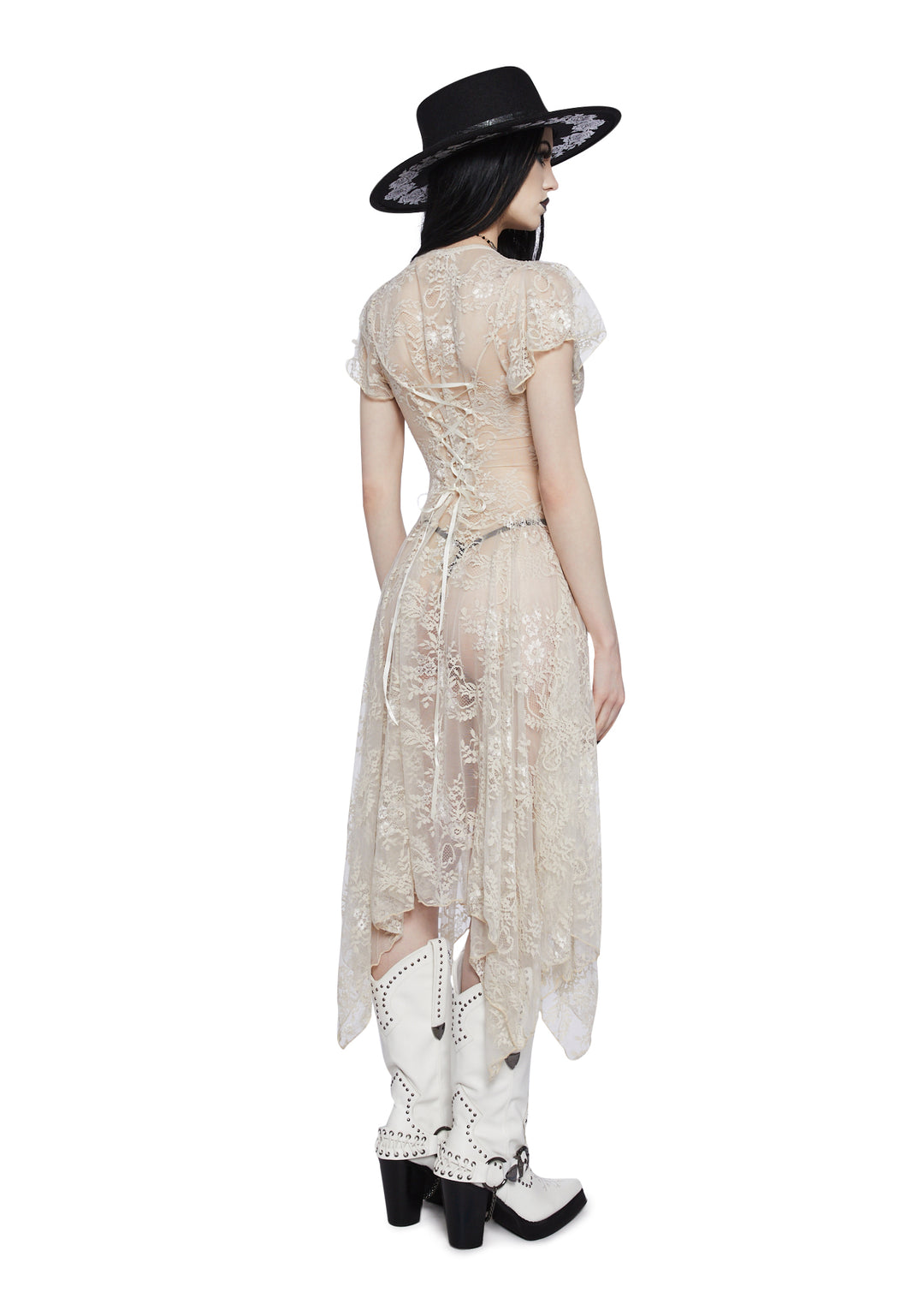 Widow Dearly Departed Lace Dress - Image 4