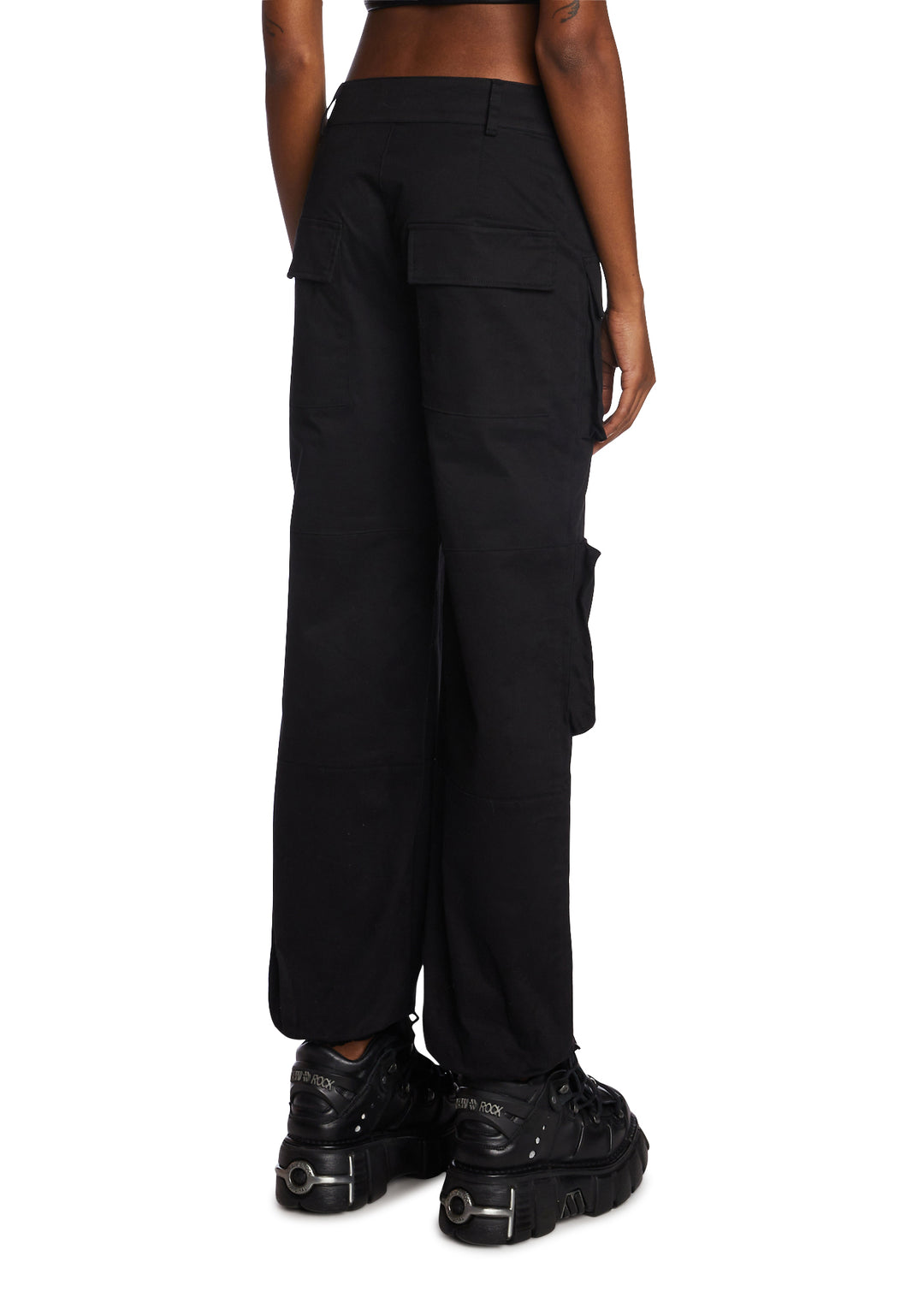 Poster Grl Multi Pocket Cargo Pants - Black - Image 3