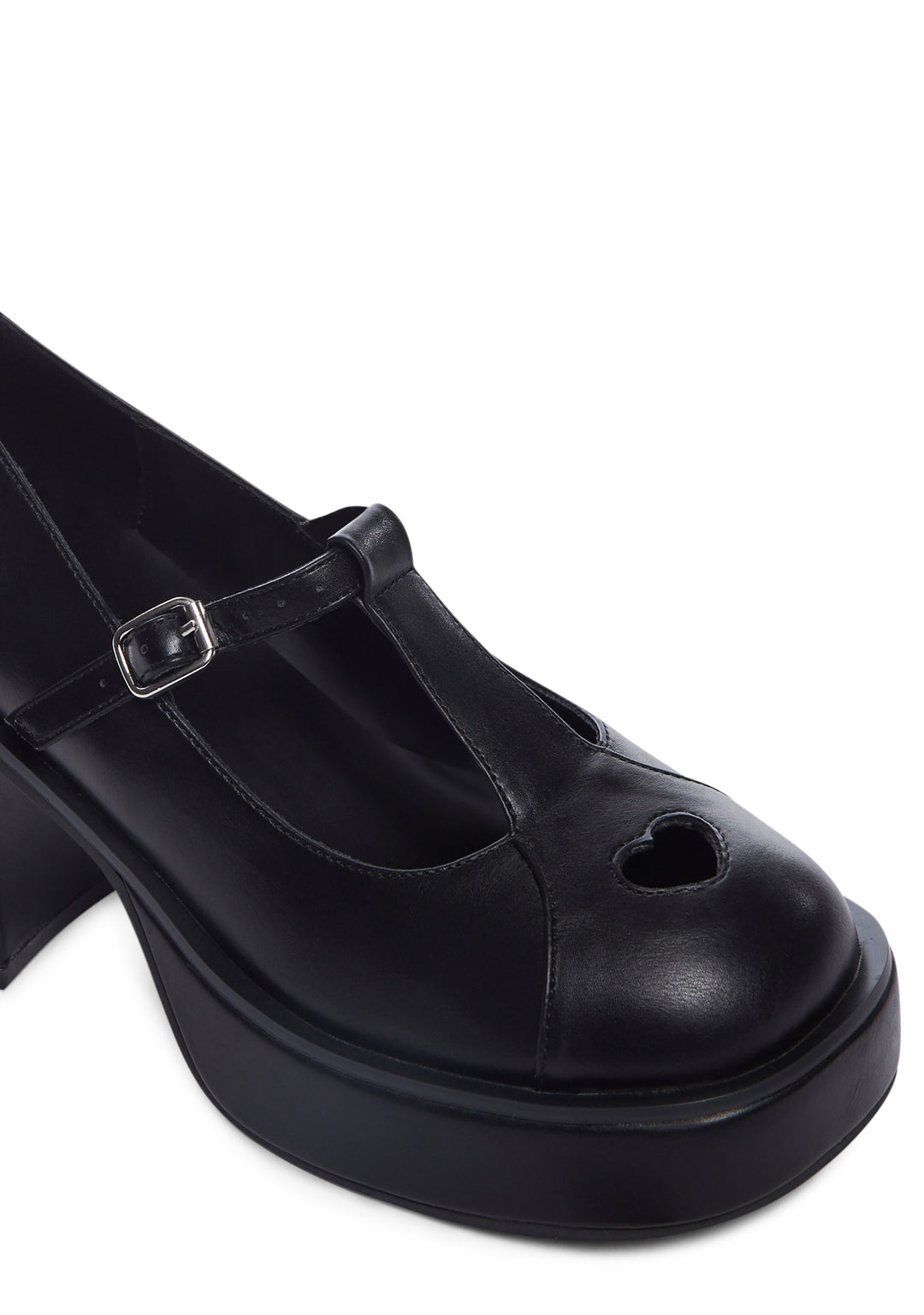 Delia's Platform T-Strap Mary Janes Black - Image 2
