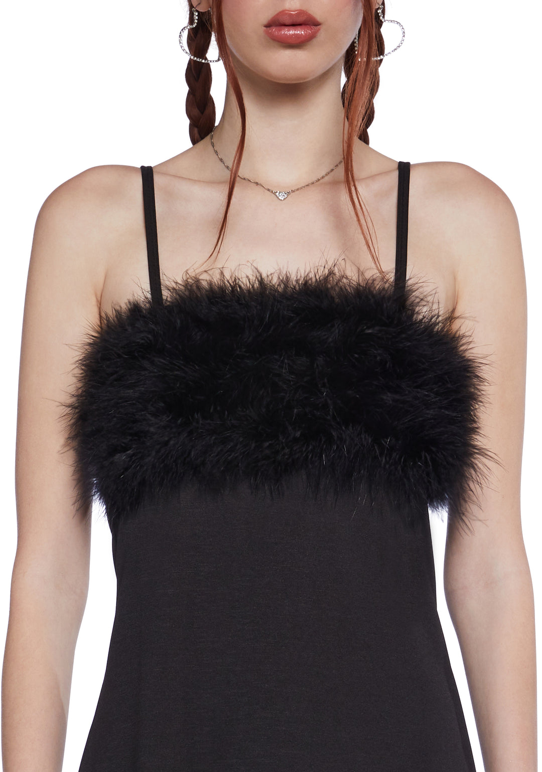 Sugar Thrillz Pink Marabou Mini Dress - Image 5