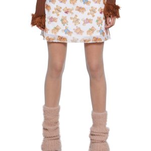 Delia's Teddy Bear Mini Skirt Lilac