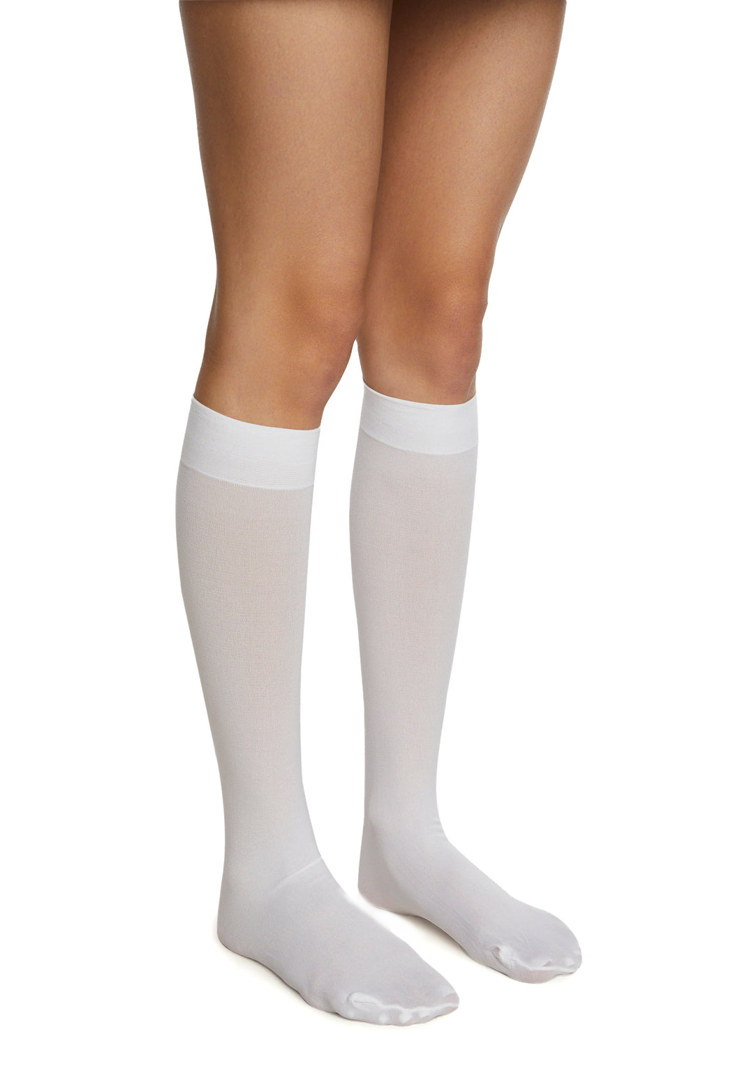 Knee High Stocking Socks White - Image 2