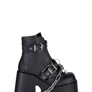 Camel-205 Platform Ankle Boots