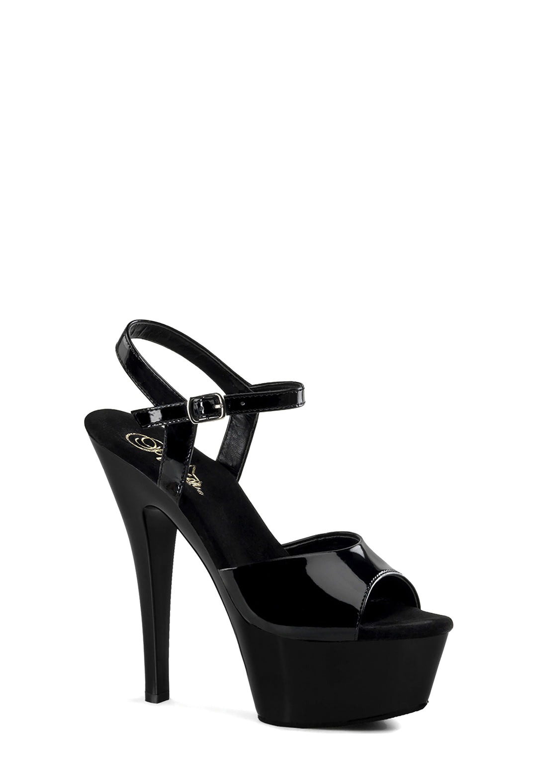 Kiss-209 Platform Ankle Strap Sandals-Black