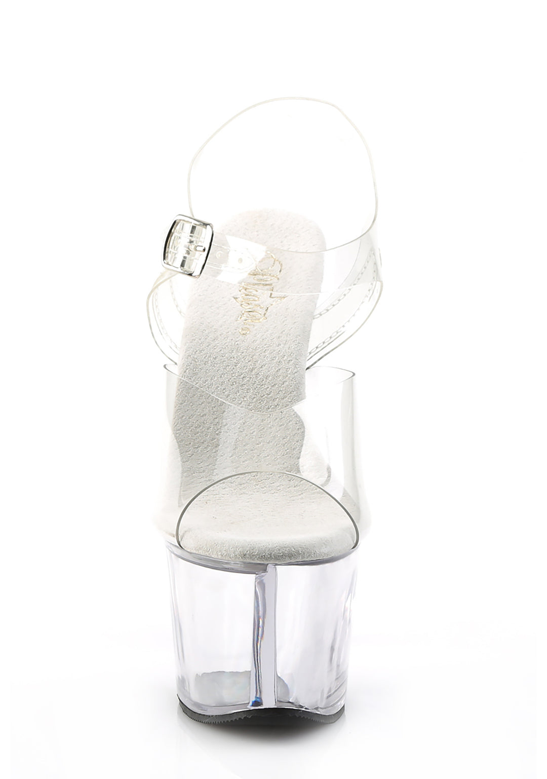 Sky-308 Platform Ankle Strap Sandals-Clear - Image 3