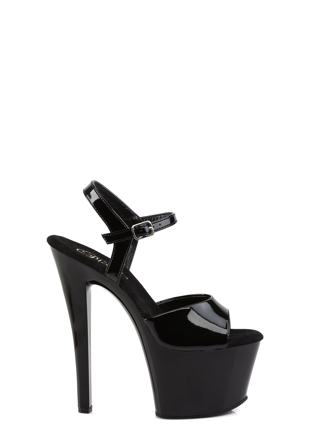 Sky-309 Platform Ankle Strap Sandals-Black - Image 2