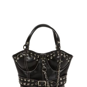 Current Mood Vegan Leather Bondage Bustier Handbag