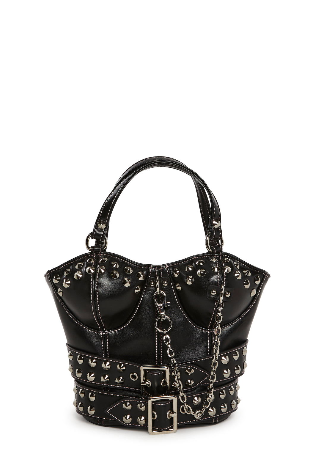 Current Mood Vegan Leather Bondage Bustier Handbag