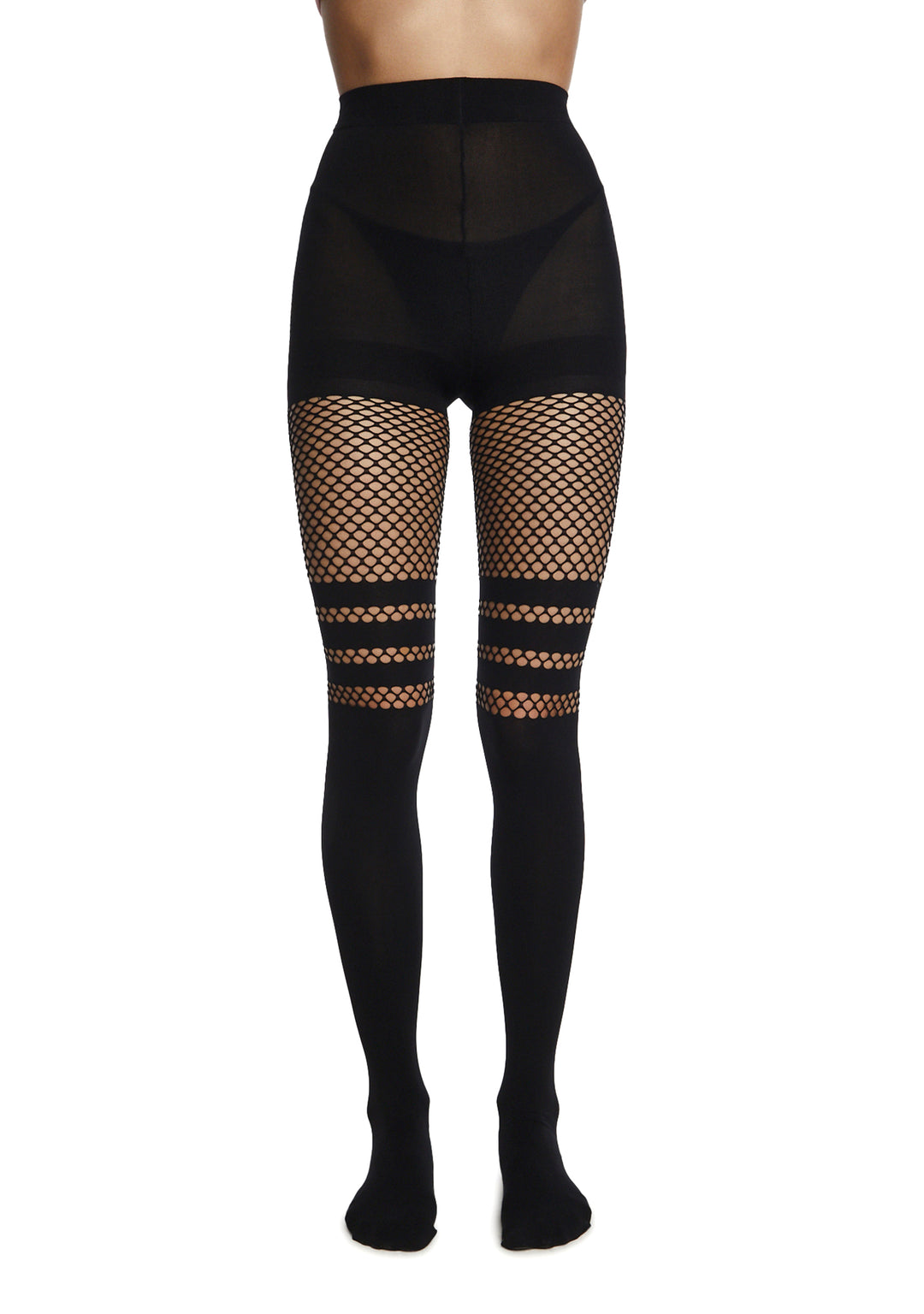 Varsity Fishnet Tights