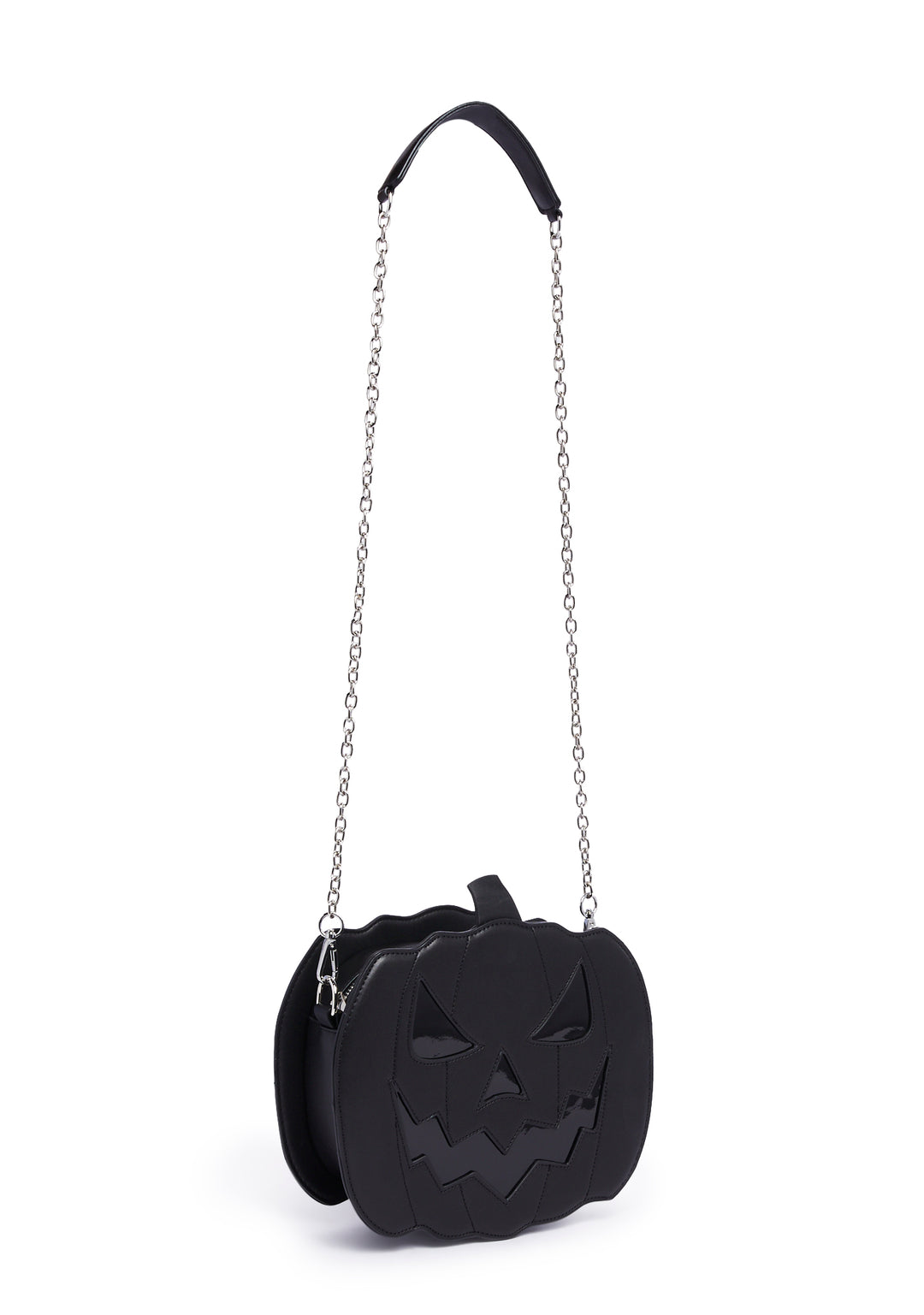 Trickz N Treatz Jack O Lantern Crossbody Bag - Black - Image 3