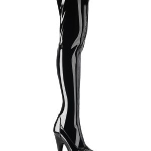 Adore-3011 Platform Thigh High Boots-Black