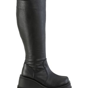 Shaker-100WC Platform Wide Calf Knee High Boots